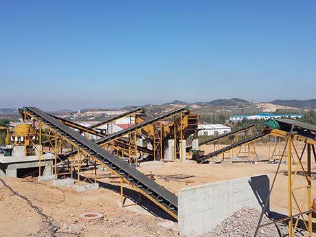 砂石生产线现场图