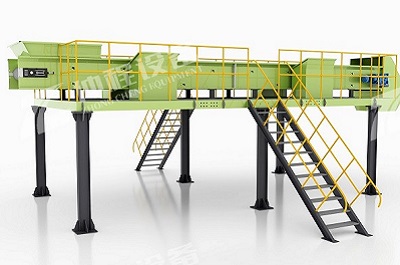 垃圾分拣设备人工分拣平台