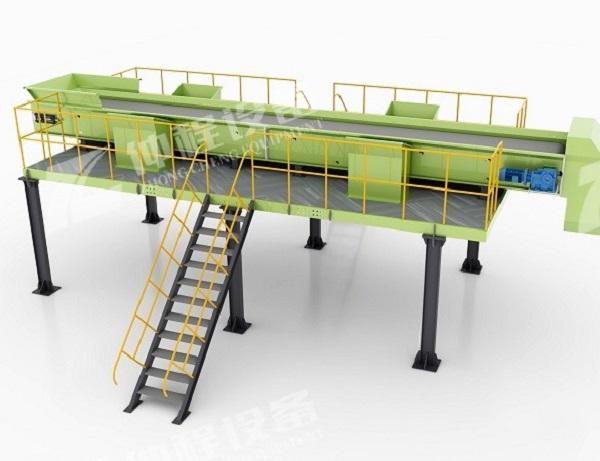垃圾分拣设备人工分拣平台