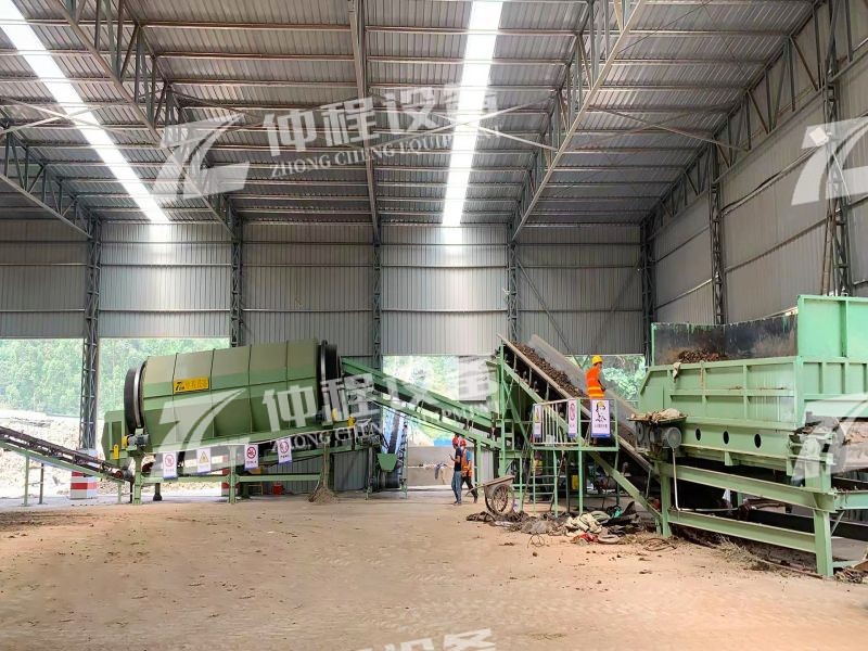 郑州仲程环保设备-垃圾筛分生产线